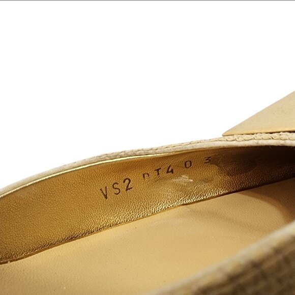 Valentino Garavani One Stud Raffia Ankle-Strap Pumps 37 1/2 - Picture 16 of 16